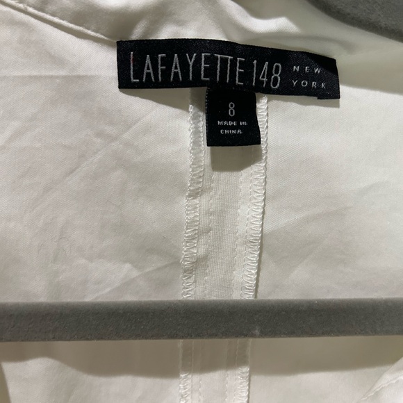 Lafayette 148 New York Ivory Blouse - Picture 2 of 4